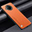 Xiaomi Mi 10T Lite 5G用ケース 高級感 手触り良いレザー柄 S01 Xiaomi オレンジ