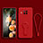Xiaomi Mi 10T Lite 5G用極薄ソフトケース シリコンケース 耐衝撃 全面保護 スタンド バンパー Xiaomi レッド