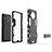 Xiaomi Mi 10T Lite 5G用ハイブリットバンパーケース スタンド プラスチック 兼シリコーン カバー KC1 Xiaomi 