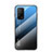 Xiaomi Mi 10T Pro 5G用ハイブリットバンパーケース プラスチック 鏡面 虹 グラデーション 勾配色 カバー LS1 Xiaomi 