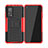 Xiaomi Mi 10T Pro 5G用ハイブリットバンパーケース スタンド プラスチック 兼シリコーン カバー JX2 Xiaomi 