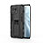 Xiaomi Mi 11 5G用ハイブリットバンパーケース スタンド プラスチック 兼シリコーン カバー マグネット式 H02 Xiaomi ブラック