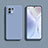 Xiaomi Mi 11 Lite 5G用360度 フルカバー極薄ソフトケース シリコンケース 耐衝撃 全面保護 バンパー C01 Xiaomi ラベンダーグレー