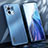 Xiaomi Mi 11 Lite 5G用ケース 高級感 手触り良い アルミメタル 製の金属製 兼シリコン カバー M01 Xiaomi ネイビー