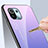 Xiaomi Mi 11 Lite 5G NE用ハイブリットバンパーケース プラスチック 鏡面 虹 グラデーション 勾配色 カバー H02 Xiaomi 