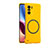Xiaomi Mi 11i 5G用ハードケース プラスチック 質感もマット カバー Mag-Safe 磁気 Magnetic Xiaomi イエロー