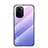 Xiaomi Mi 11i 5G用ハイブリットバンパーケース プラスチック 鏡面 虹 グラデーション 勾配色 カバー LS1 Xiaomi 