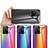 Xiaomi Mi 11T 5G用ハイブリットバンパーケース プラスチック 鏡面 虹 グラデーション 勾配色 カバー LS2 Xiaomi 