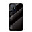 Xiaomi Mi 11T Pro 5G用ハイブリットバンパーケース プラスチック 鏡面 虹 グラデーション 勾配色 カバー LS1 Xiaomi ブラック