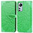 Xiaomi Mi 12 5G用手帳型 レザーケース スタンド パターン カバー L02 Xiaomi グリーン