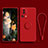 Xiaomi Mi 12 Lite NE 5G用極薄ソフトケース シリコンケース 耐衝撃 全面保護 アンド指輪 マグネット式 バンパー Xiaomi レッド