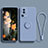 Xiaomi Mi 12 Lite NE 5G用極薄ソフトケース シリコンケース 耐衝撃 全面保護 アンド指輪 マグネット式 バンパー Xiaomi ラベンダーグレー