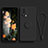 Xiaomi Mi 12 Lite NE 5G用極薄ソフトケース シリコンケース 耐衝撃 全面保護 アンド指輪 マグネット式 バンパー Xiaomi ブラック