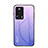 Xiaomi Mi 12 Lite NE 5G用ハイブリットバンパーケース プラスチック 鏡面 虹 グラデーション 勾配色 カバー LS1 Xiaomi 