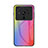 Xiaomi Mi 12 Ultra 5G用ハイブリットバンパーケース プラスチック 鏡面 虹 グラデーション 勾配色 カバー Xiaomi 