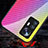 Xiaomi Mi 12S 5G用ハイブリットバンパーケース プラスチック 鏡面 虹 グラデーション 勾配色 カバー M01 Xiaomi 