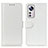 Xiaomi Mi 12S Pro 5G用手帳型 レザーケース スタンド カバー M15L Xiaomi ホワイト