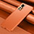 Xiaomi Mi 12S Pro 5G用ケース 高級感 手触り良いレザー柄 S06 Xiaomi オレンジ