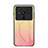 Xiaomi Mi 12S Ultra 5G用ハイブリットバンパーケース プラスチック 鏡面 虹 グラデーション 勾配色 カバー M01 Xiaomi オレンジ