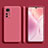 Xiaomi Mi 12X 5G用360度 フルカバー極薄ソフトケース シリコンケース 耐衝撃 全面保護 バンパー S02 Xiaomi ワインレッド
