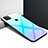 Xiaomi POCO C3用ハイブリットバンパーケース プラスチック 鏡面 カバー Xiaomi ブルー