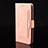 Xiaomi POCO C3用手帳型 レザーケース スタンド カバー BY2 Xiaomi ピンク