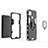 Xiaomi POCO C3用ハイブリットバンパーケース プラスチック アンド指輪 マグネット式 Xiaomi 