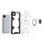Xiaomi POCO C3用ハイブリットバンパーケース プラスチック アンド指輪 マグネット式 KC4 Xiaomi 