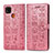 Xiaomi POCO C31用手帳型 レザーケース スタンド パターン カバー S03D Xiaomi ピンク