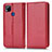 Xiaomi POCO C31用手帳型 レザーケース スタンド カバー C03X Xiaomi レッド