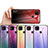 Xiaomi POCO C31用ハイブリットバンパーケース プラスチック 鏡面 虹 グラデーション 勾配色 カバー LS1 Xiaomi 