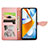 Xiaomi Poco C40用手帳型 レザーケース スタンド パターン カバー S04D Xiaomi 