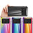 Xiaomi Poco C40用ハイブリットバンパーケース プラスチック 鏡面 虹 グラデーション 勾配色 カバー LS2 Xiaomi 