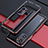 Xiaomi Poco F3 5G用ケース 高級感 手触り良い アルミメタル 製の金属製 バンパー カバー S01 Xiaomi レッド・ブラック