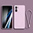 Xiaomi Poco F3 5G用360度 フルカバー極薄ソフトケース シリコンケース 耐衝撃 全面保護 バンパー YK4 Xiaomi ラベンダー