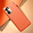 Xiaomi Poco F3 5G用ケース 高級感 手触り良いレザー柄 QK2 Xiaomi オレンジ