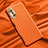 Xiaomi Poco F3 GT 5G用ケース 高級感 手触り良いレザー柄 QK1 Xiaomi オレンジ