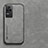Xiaomi Poco F4 5G用ケース 高級感 手触り良いレザー柄 DY2 Xiaomi グレー