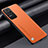 Xiaomi Poco F4 5G用ケース 高級感 手触り良いレザー柄 S01 Xiaomi オレンジ