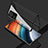 Xiaomi Poco F4 5G用ケース 高級感 手触り良い アルミメタル 製の金属製 360度 フルカバーバンパー 鏡面 カバー Xiaomi ブラック