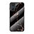 Xiaomi Poco F4 GT 5G用ハイブリットバンパーケース プラスチック パターン 鏡面 カバー Xiaomi ゴールド・ブラック