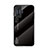 Xiaomi Poco F4 GT 5G用ハイブリットバンパーケース プラスチック 鏡面 虹 グラデーション 勾配色 カバー LS1 Xiaomi ブラック