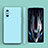 Xiaomi Poco F4 GT 5G用360度 フルカバー極薄ソフトケース シリコンケース 耐衝撃 全面保護 バンパー YK2 Xiaomi シアン