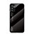 Xiaomi POCO M3 Pro 5G用ハイブリットバンパーケース プラスチック 鏡面 虹 グラデーション 勾配色 カバー LS1 Xiaomi ブラック