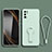 Xiaomi POCO M3 Pro 5G用極薄ソフトケース シリコンケース 耐衝撃 全面保護 スタンド バンパー Xiaomi ライトグリーン