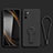 Xiaomi POCO M3 Pro 5G用極薄ソフトケース シリコンケース 耐衝撃 全面保護 スタンド バンパー Xiaomi ブラック