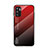 Xiaomi POCO M3 Pro 5G用ハイブリットバンパーケース プラスチック 鏡面 虹 グラデーション 勾配色 カバー LS1 Xiaomi 