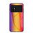 Xiaomi Poco M4 5G用ハイブリットバンパーケース プラスチック 鏡面 虹 グラデーション 勾配色 カバー LS2 Xiaomi オレンジ