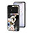 Xiaomi Poco M4 5G用ハイブリットバンパーケース プラスチック 鏡面 花 カバー S01 Xiaomi 