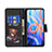 Xiaomi Poco M4 Pro 5G用手帳型 レザーケース スタンド パターン カバー B01F Xiaomi 